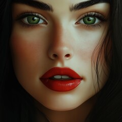 Fototapeta premium Radiant Beauty Portrait