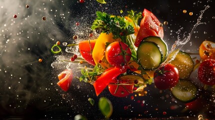 Creative poster design inspired by culinary ambiance and mood