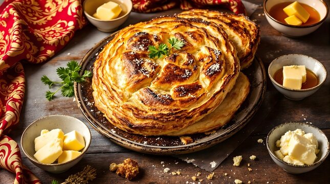 Patyr Non &ndash; Uzbek Sesame Bread (Uzbekistan Cuisine)