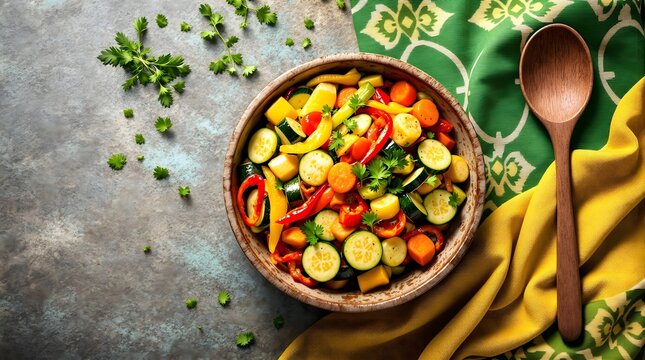 Vegetable Buglama Stew (Uzbekistan Cuisine)