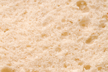 Tasty sponge cake as background, top view