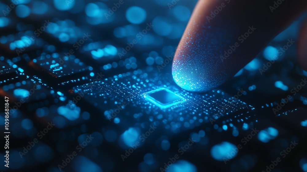Poster press enter button on computer cyber communication security key world