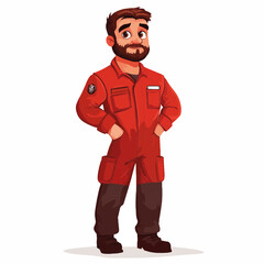 Obraz premium Charakter aus der Sammlung: Quer durch die Gesellschaft, Bevölkerung, Vektor, Charakterdesign, Illustration