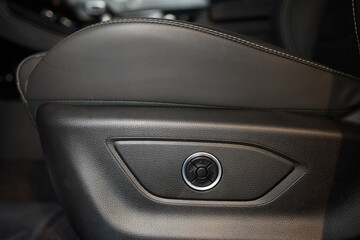 Explore the intricate functions of premium luxury car seat control buttons in detail