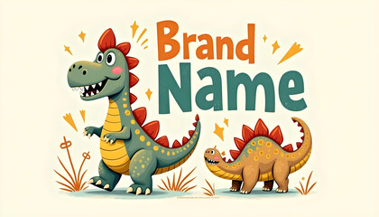 Fototapeta premium Cartoon mascot animal logo design