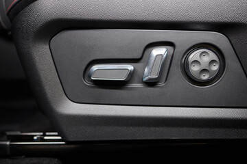 Explore the intricate functions of premium luxury car seat control buttons in detail