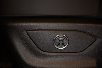 Explore the intricate functions of premium luxury car seat control buttons in detail