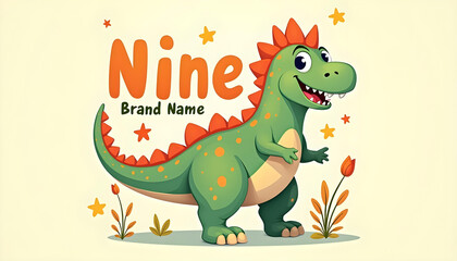 Obraz premium Cartoon mascot logo design