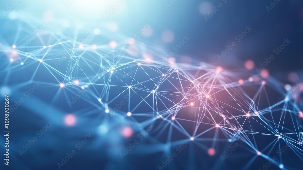 Leinwandbilder a concept for internet connectivity using cloud computing and neural communications. a background wi