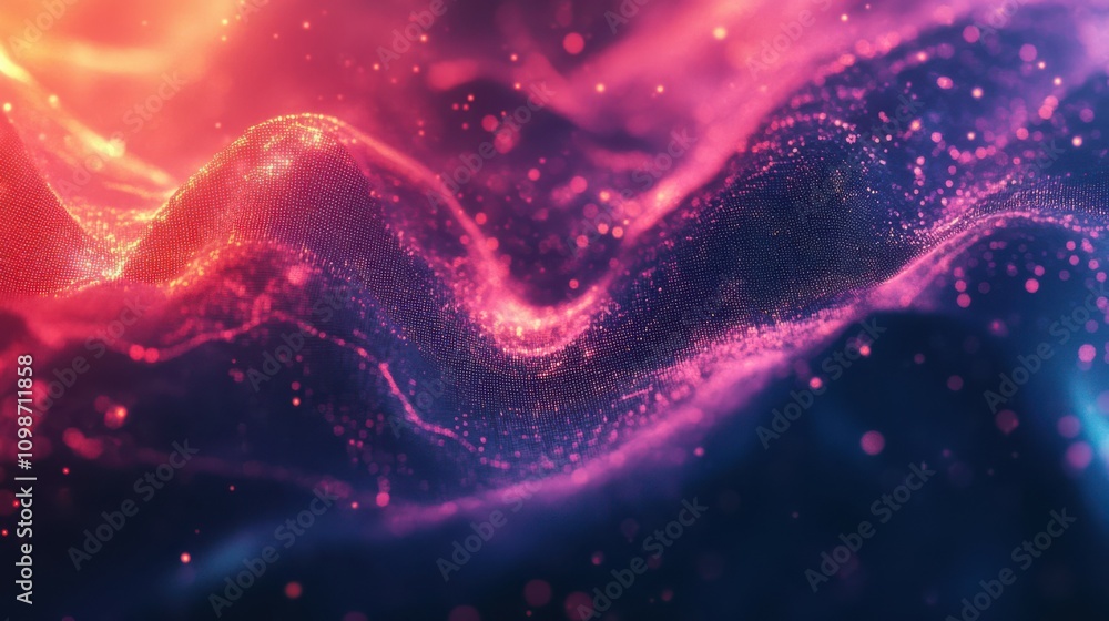 Poster abstract digital data background. art can be used in the description of network abilities, technolog