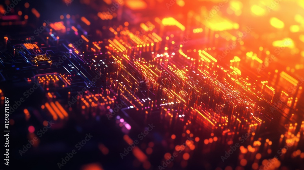 Poster abstract digital data background. art can be used in the description of network abilities, technolog