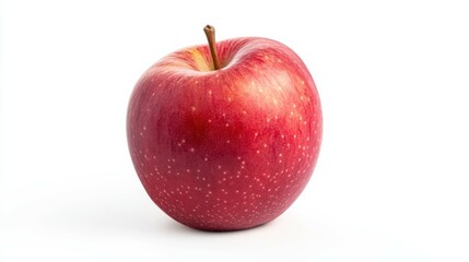 Apple isolated on white background, full depth of field