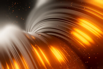 Shape with light particles effects background