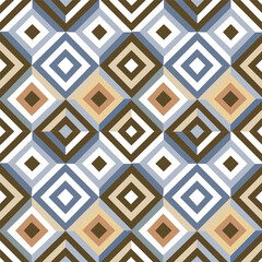 Geometric seamless colorful pattern. Hand drawn. Can be used for print, border, tile
