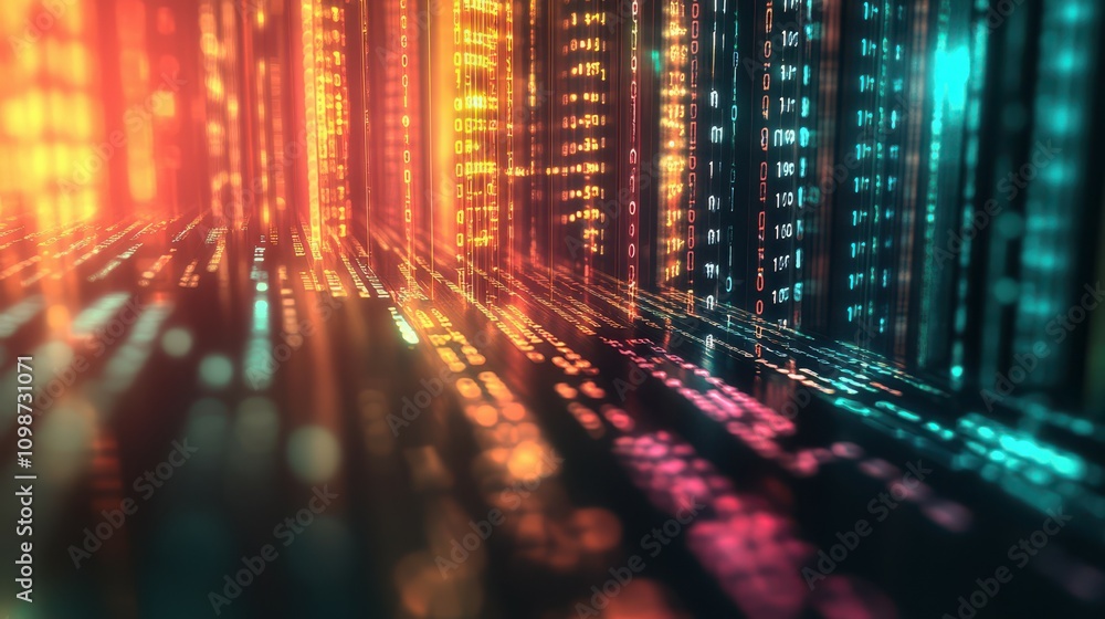 Aufkleber abstract digital data background. art can be used in the description of network abilities, technolog