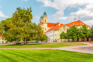 Baroque residences in Valtice castle. Lednice and Valtice Cultural Landscape, South Moravian...