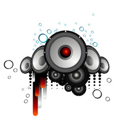 Obraz premium Bass drawing illustration