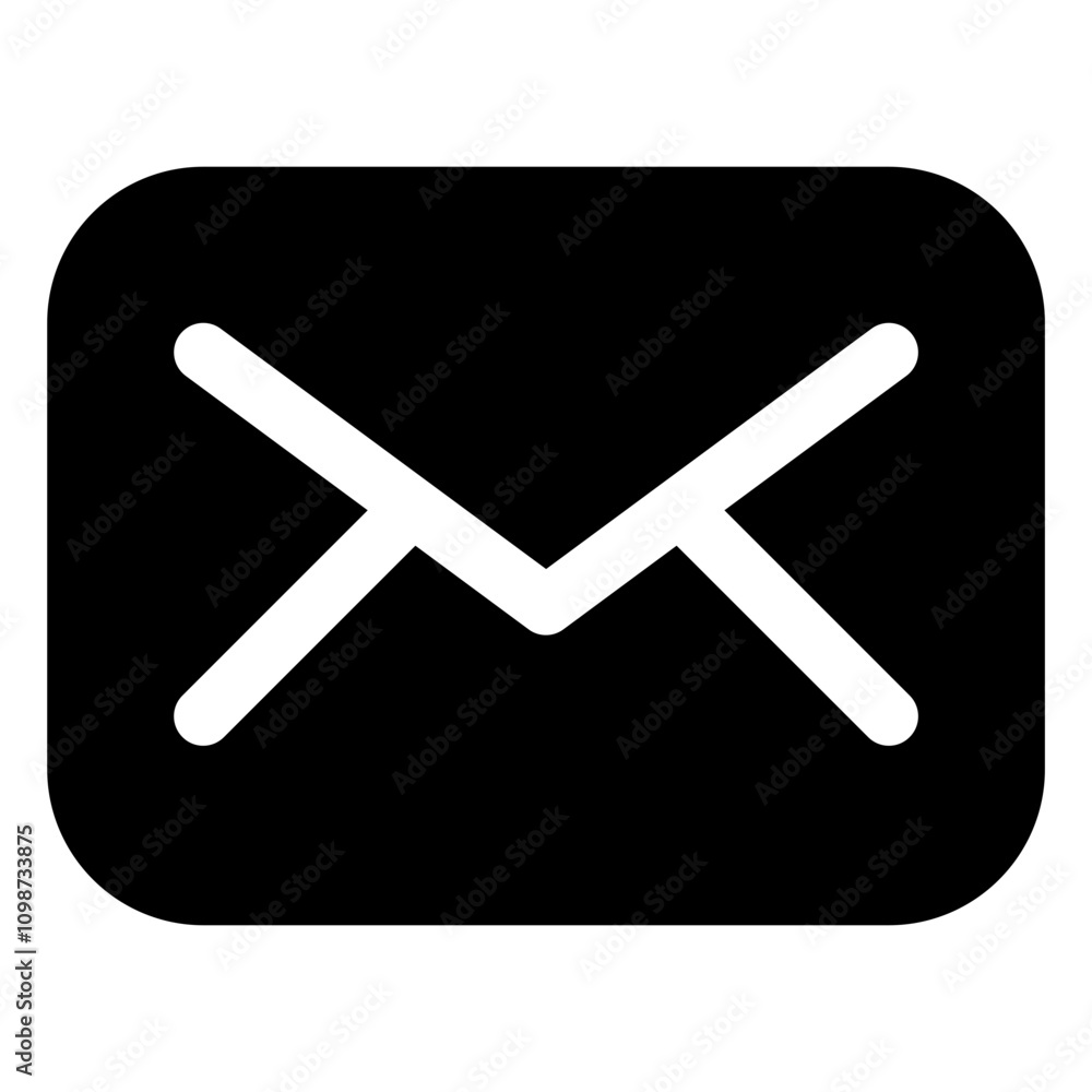 Poster envelope icon, email message icon - Mail icon button sign, notification new message icons buttons
