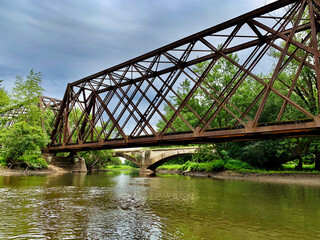 Obraz premium bridge over river