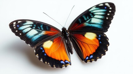 Fototapeta premium beautiful butterfly isolated on white