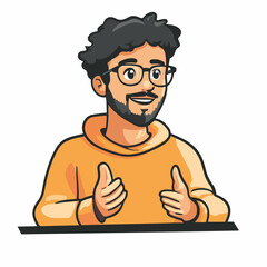 Obraz premium Vektor Grafik - Set: Chaos, Menschen, Pokal, Illustration, handgemalte, Coloring Pages und Zeichnungen von Kindern, Schule 