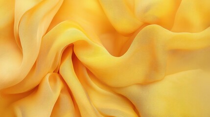 Obraz premium Abstract yellow background with layers of textile