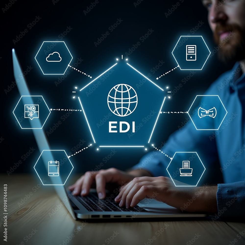 Poster Understanding Electronic Data Interchange (EDI) and Its Impact on Global Business Transactions with Emphasis on Digital Security and Data Exchange
