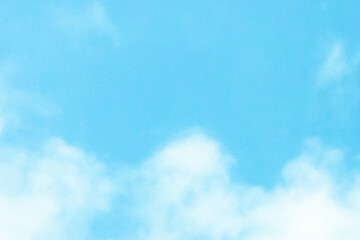 Obraz premium Clear sky blue gradient background with text space. Editable blurred white blue illustration for the backdrop, banner, poster, business presentation, book cover, advertisement or website.