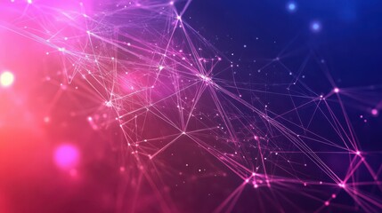 Fototapeta premium Digital background, can be used in the description of network abilities, technological processes, digital storages, science, education, etc.