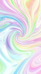 Fototapeta premium A vibrant swirl of pastel colors creating a dreamy, ethereal background full of soft hues and fluid motion.
