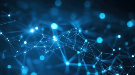 Obraz premium Digital background perfect for tech processes, neural networks, artificial intelligence, data transfer and security, digital storage, multimedia presentations, scientific studies, education, etc.**