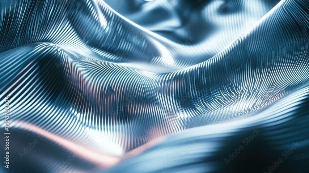 Poster futuristic background with striped light patterns
