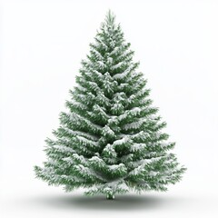 Fototapeta premium 3d rendered christmas tree isolated on white background 