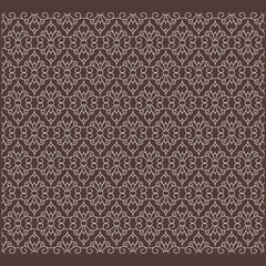 Damask seamless pattern. floral decoration ornament, Vintage style
