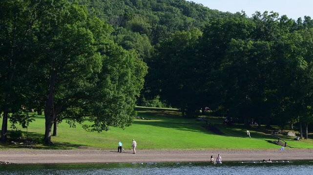 oi Kinzua beach Allegheny state forest PA USA aug 25 2024;