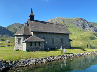Melchsee Chapel, Melchsee-Kapelle, Frutt-Kapelle or Kapelle am Melchsee, Melchtal - Canton of...