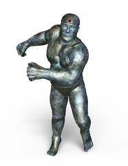 ブロンズモンスター　3DCGレンダリング