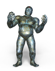 ブロンズモンスター　3DCGレンダリング