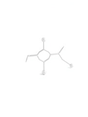 3D image of Thiosemicarbazide skeletal formula - molecular chemical structure of  N-Aminothiourea isolated on white background