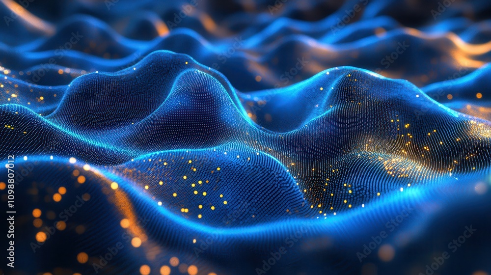 Poster modern digital abstract 3d background. can be used in the description of network abilities, technolo