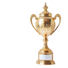 Fototapeta premium Gold Trophy Cup Award Winner Prize Success Achievement Competition Victory Celebrati