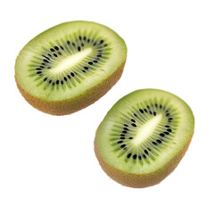 Fototapeta premium Fresh Kiwi Fruit Slices Healthy Snack Tropical Food Vitamin C Green Food Photography