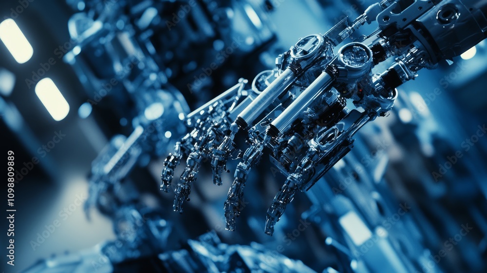Poster advanced robotic arm technology in action