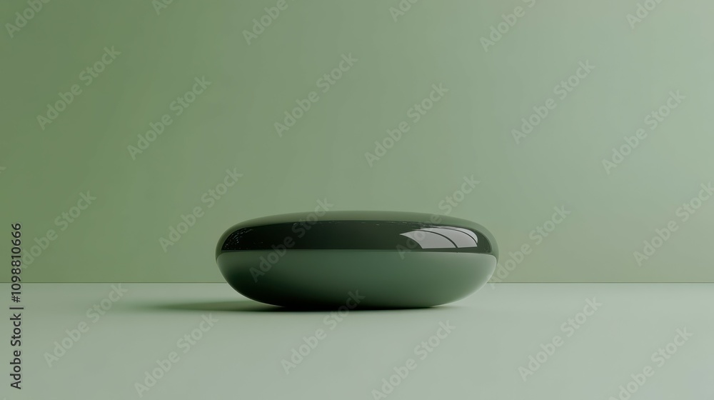 Poster rounded float mockup