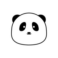 Obraz premium adorable head baby panda