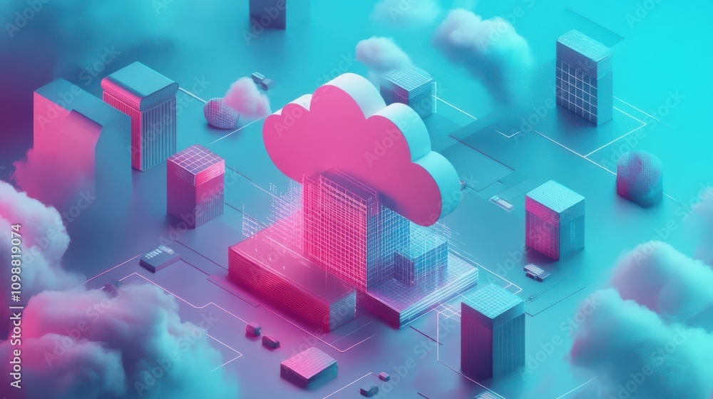 Aufkleber visualizing data in cloud computing environment