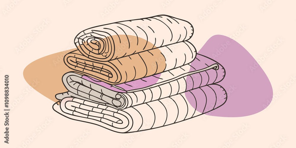 Poster chunky knit throws are artfully piled in a corner showcasing their inviting textures that beckon vie