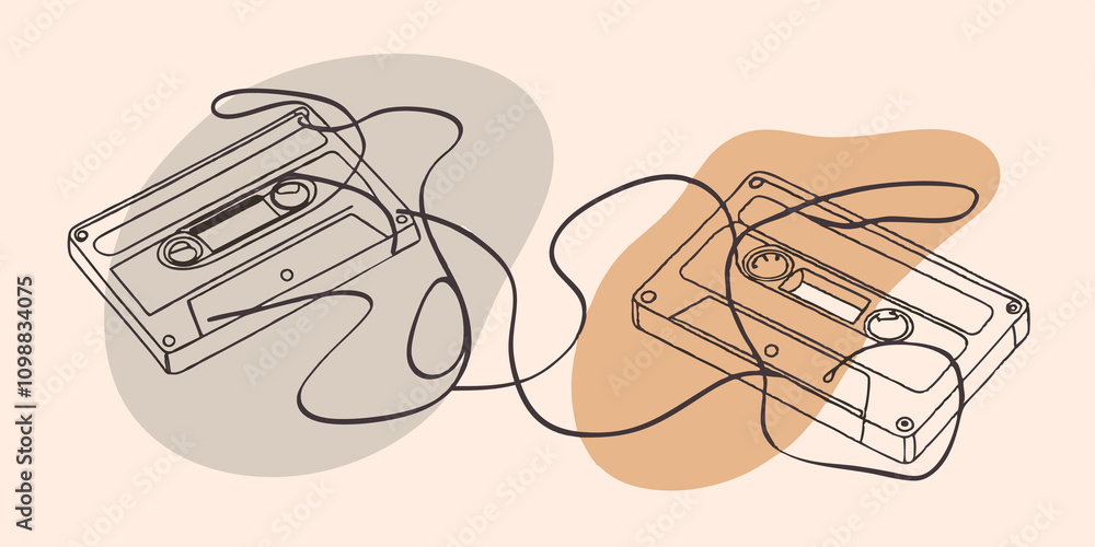 Poster Colorful threads intertwine casting a playful vibe as sounds transport the listener to another time.