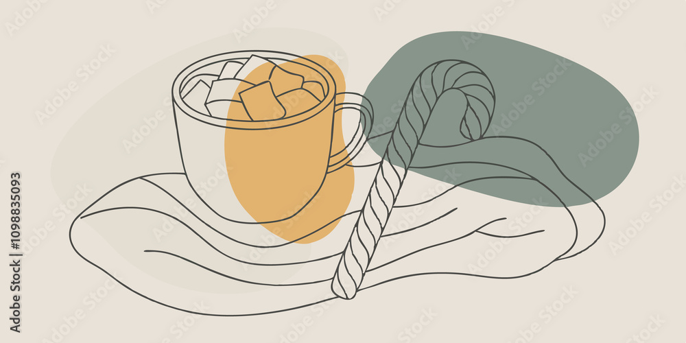 Poster nestled beneath a soft blanket a comforting mug filled with festive cocoa pairs perfectly with a vib