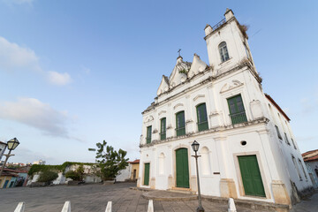 Obraz premium Desterro Church in Sao Luis, Maranhao, Brazil. A colonial architectural landmark, showcasing religious heritage, cultural significance, and historical charm in a tropical setting.